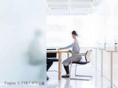 中川化學株式會社 Nakagawa Chemical - Foglas Regular 磨砂玻璃薄膜裝飾薄膜 -C-718 サンドホワイト
