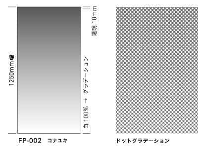 中川化學株式會社 Nakagawa Chemical - Foglas Print Gradation 磨砂玻璃印刷漸變薄膜 FP-002