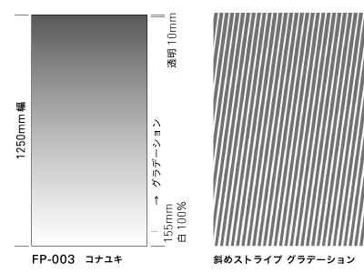 中川化學株式會社 Nakagawa Chemical - Foglas Print Gradation 磨砂玻璃印刷漸變薄膜 FP-003